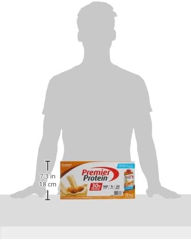 Premier Protein Premier Caramel - Batido alto en proteínas, 11 onza...