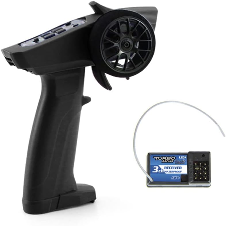havcybin Turbo Racing 91803G-VT RC 2.4GHz 3CH Transmisor de radio c...