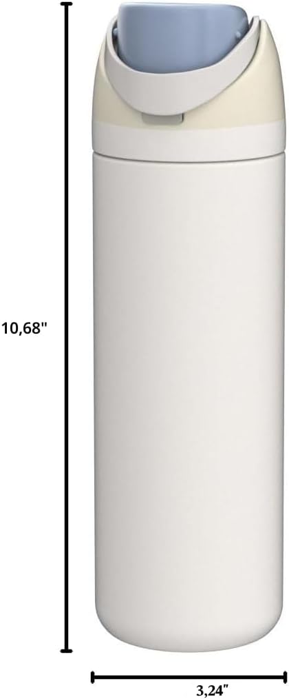 Owala FreeSip - Botella de agua de acero inoxidable de 24 oz Iced B...