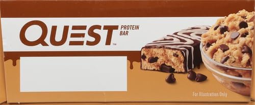 Quest Nutrition - Barras de proteína de masa de galletas con chispa...