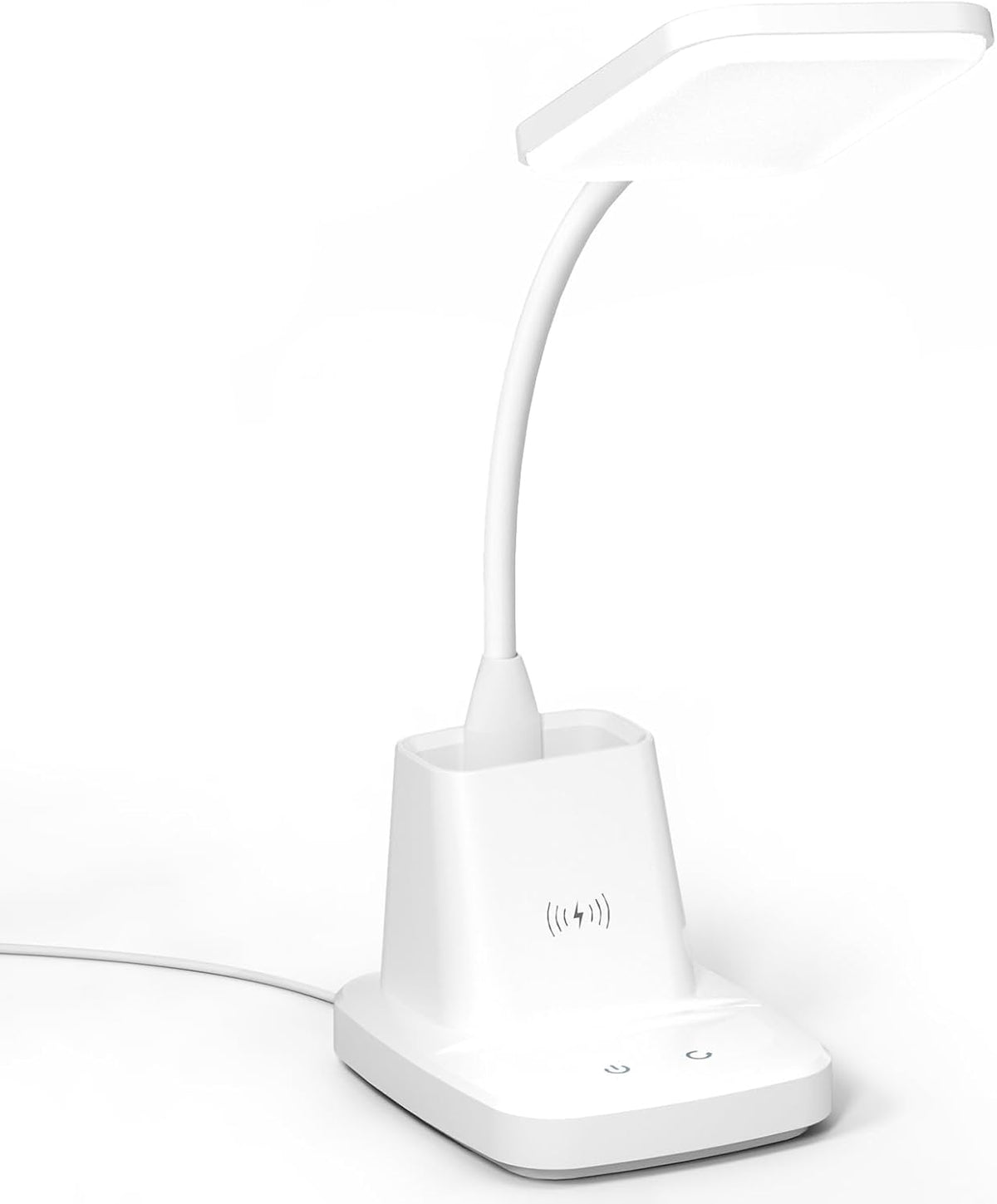 Sailstar - Lámpara de escritorio LED con cargador inalámbrico, luz...