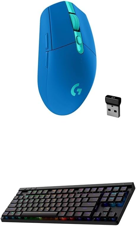 Logitech G 305 Lightspeed - Ratón inalámbrico para juegos, azul + m...