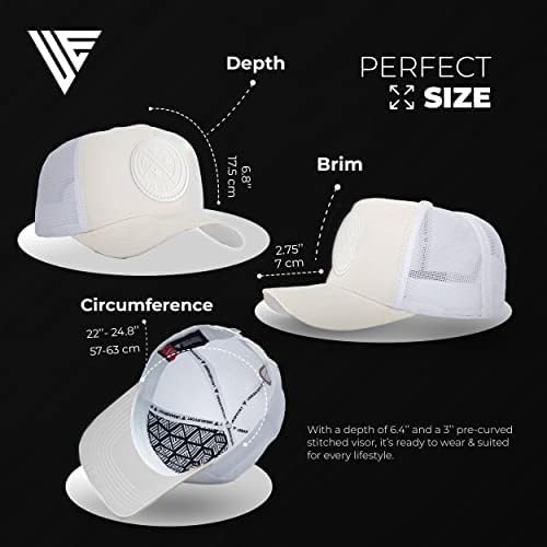 Urban Effort Trucker Hat para hombre – Gorra de béisbol con parte t...