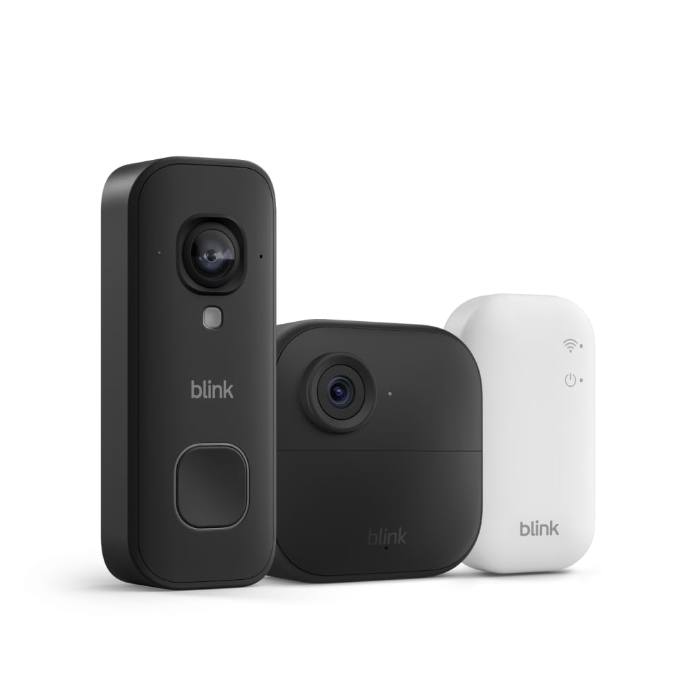 Blink Outdoor 4 y Wired Doorbell 2K+ (modelo más nuevo) \u2014 Cáma...