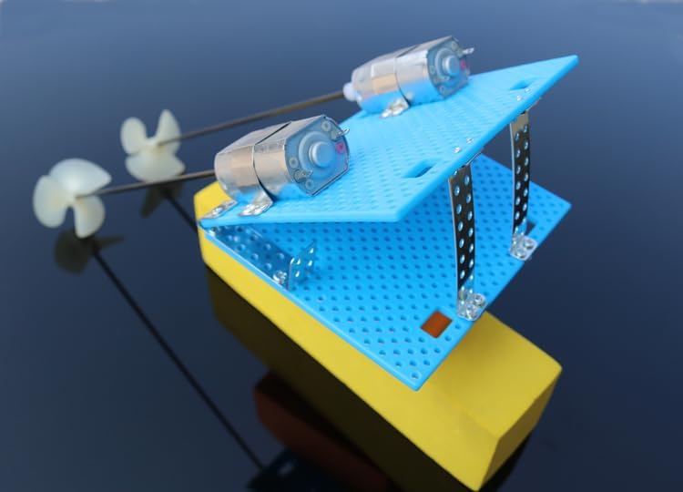 Kit de barco RC 2.4G con motor y hélice, modelo de barco de control...