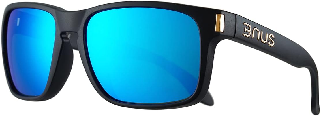 BNUS Corning Gafas de sol con lentes de vidrio para hombres y mujer...