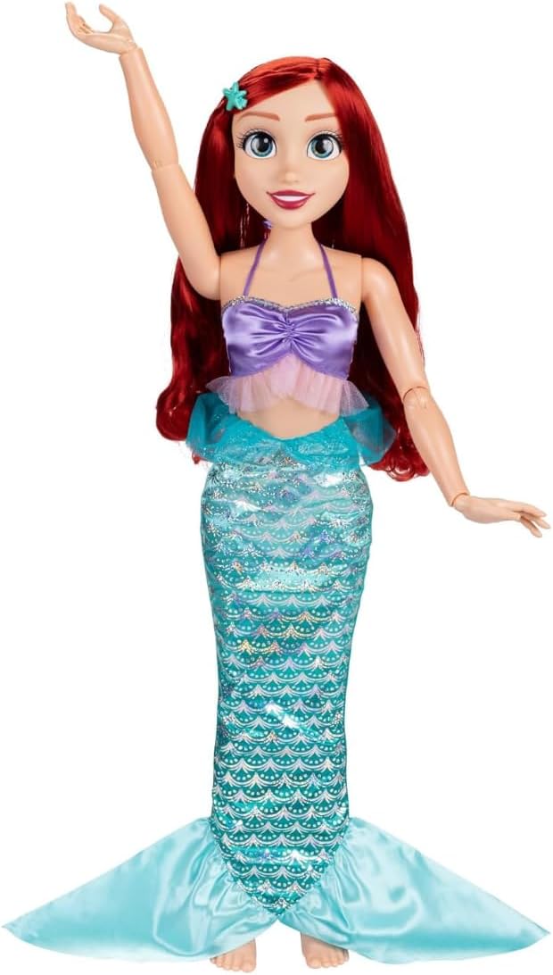 Disney Princess - Muñeca Ariel Playdate de Jakks Pacific, 32 pulgad...
