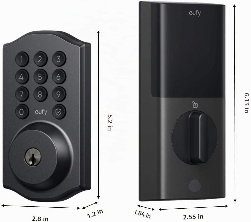 eufy Security Smart Lock C30, cerradura de puerta de entrada sin ll...