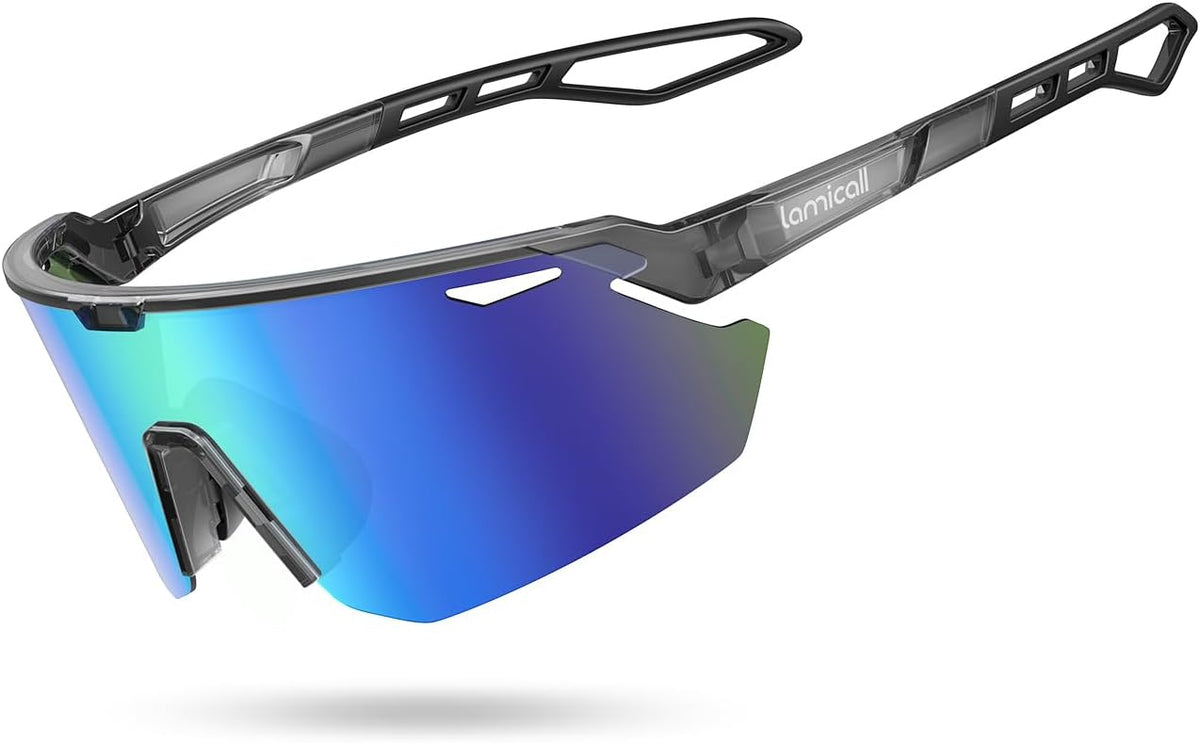 Lamicall Gafas de sol deportivas polarizadas de 0.85 oz para hombre...