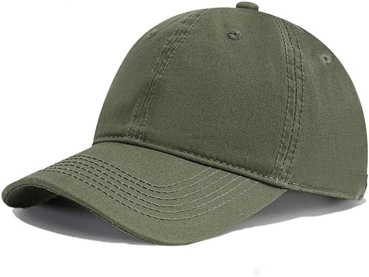 Paquete de 6 gorras de béisbol unisex de algodón lavado vintage, su...