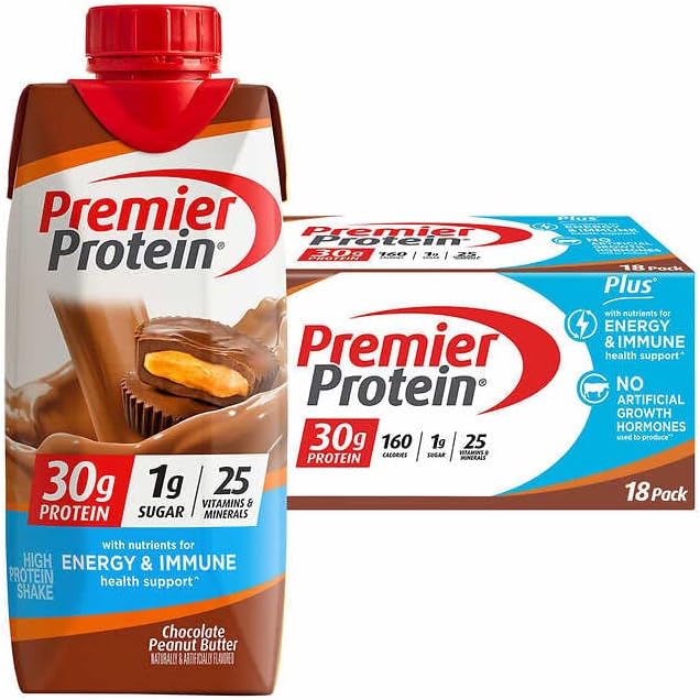 Premier Protein Plus Batido de proteína, apoyo energético e inmunol...