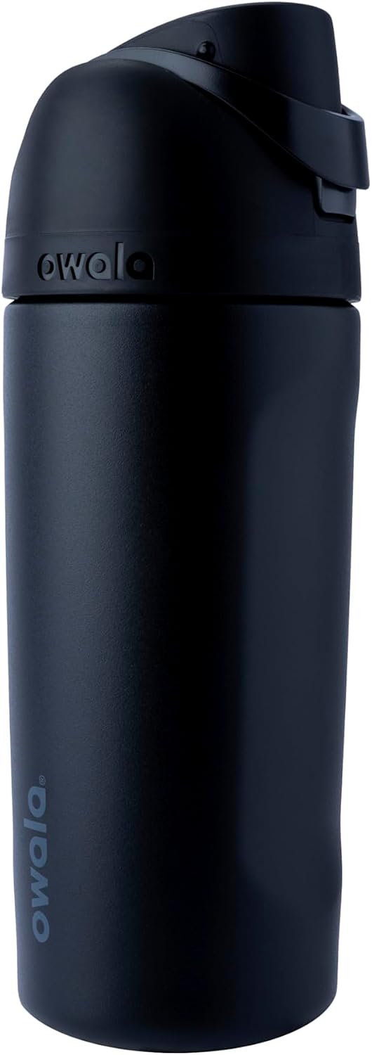 Owala FreeSip - Botella de agua de acero inoxidable para niños, 16...