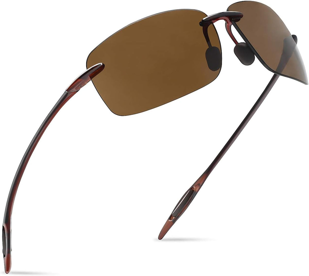 JULI Gafas de sol deportivas para hombres y mujeres, marco Tr90 sin...