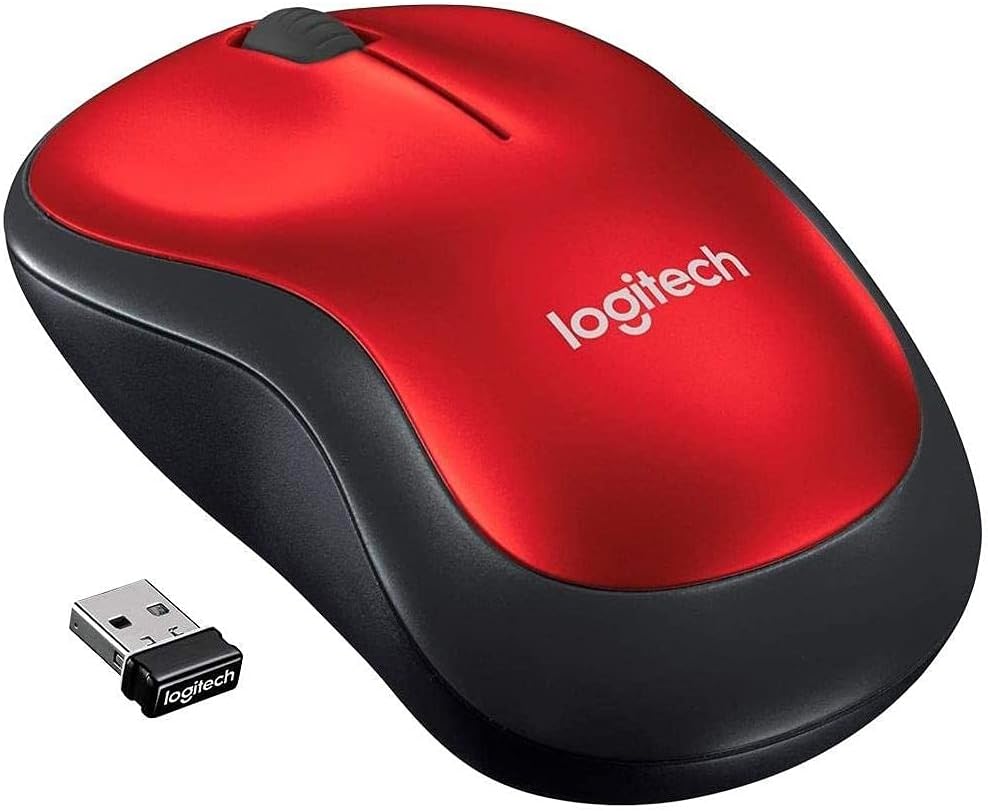 Logitech M185 Ratón Inalámbrico Ambidiestro Compacto con Empuñadura...