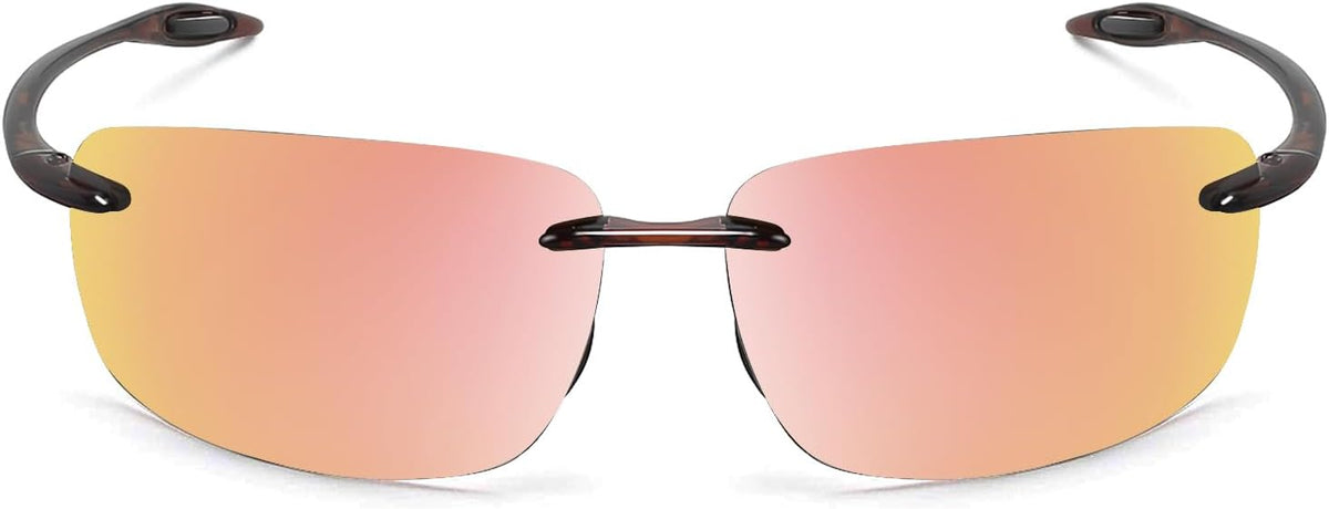 JULI Gafas de sol deportivas para hombres y mujeres, marco Tr90 sin...