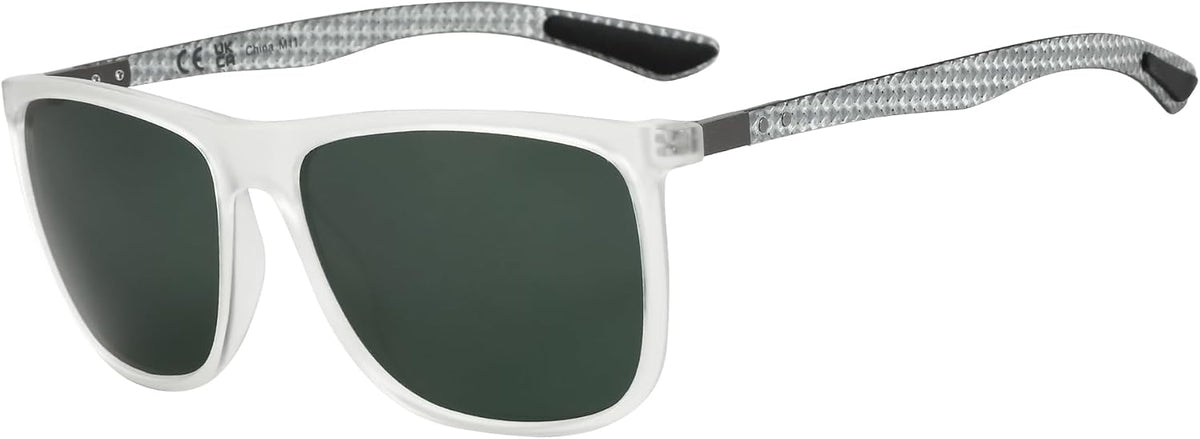 ZENOTTIC Gafas de sol polarizadas cuadradas para hombre, ultraliger...
