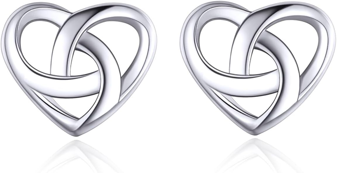 ChicSilver Pendientes celtas para mujer de plata de ley hipoalergén...
