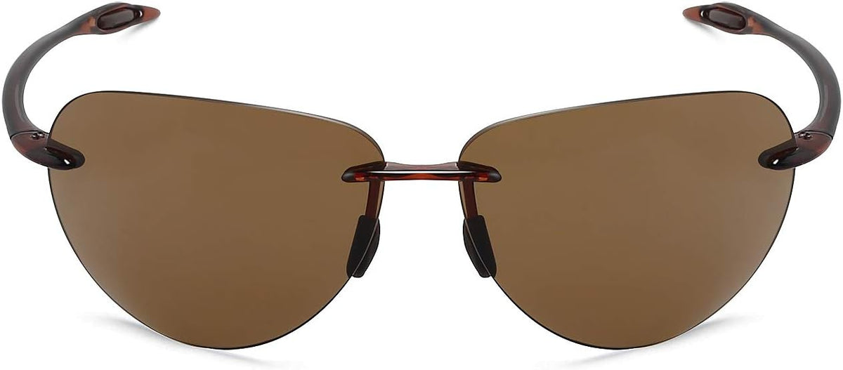 JULI Gafas de sol deportivas para hombres y mujeres, marco Tr90 sin...