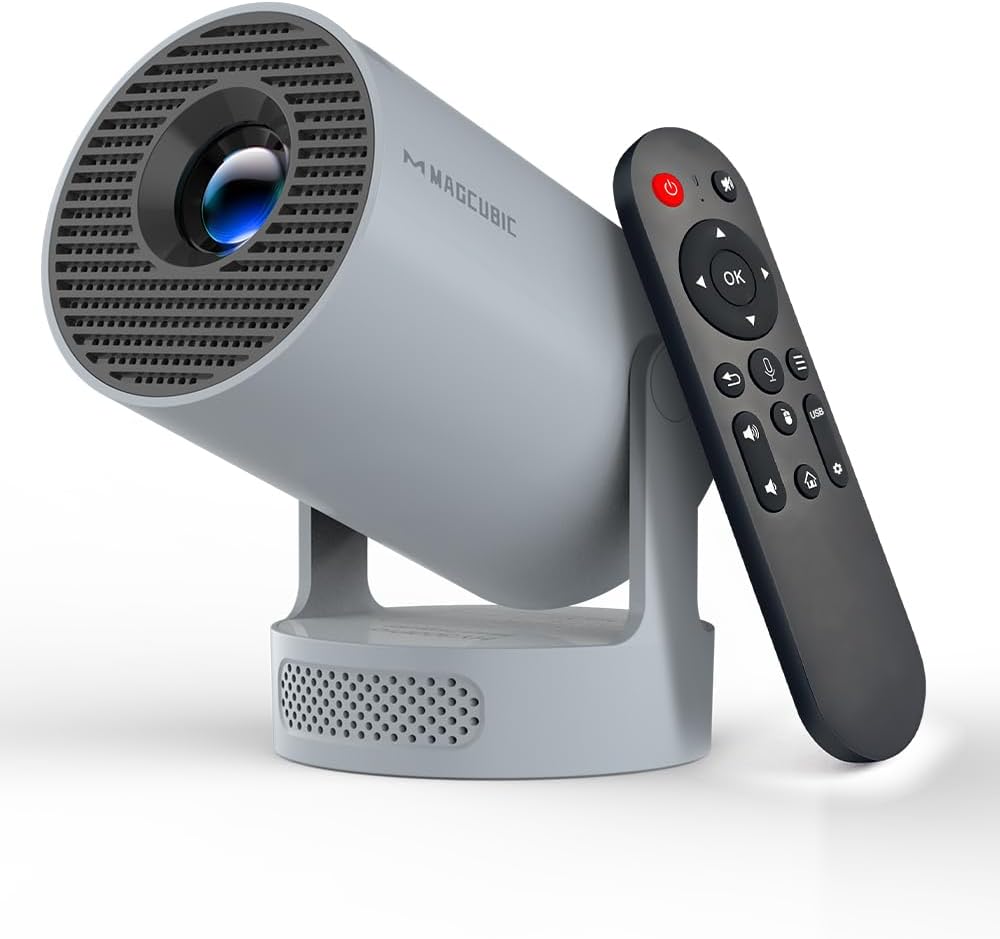 Mini proyector portátil con WiFi 6 Bluetooth 5.4, compatibilidad co...