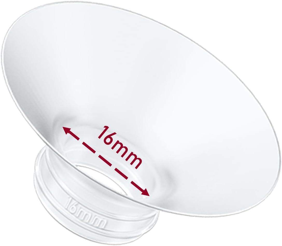 1 pieza de inserto de brida para extractor de leche de 16 mm compat...