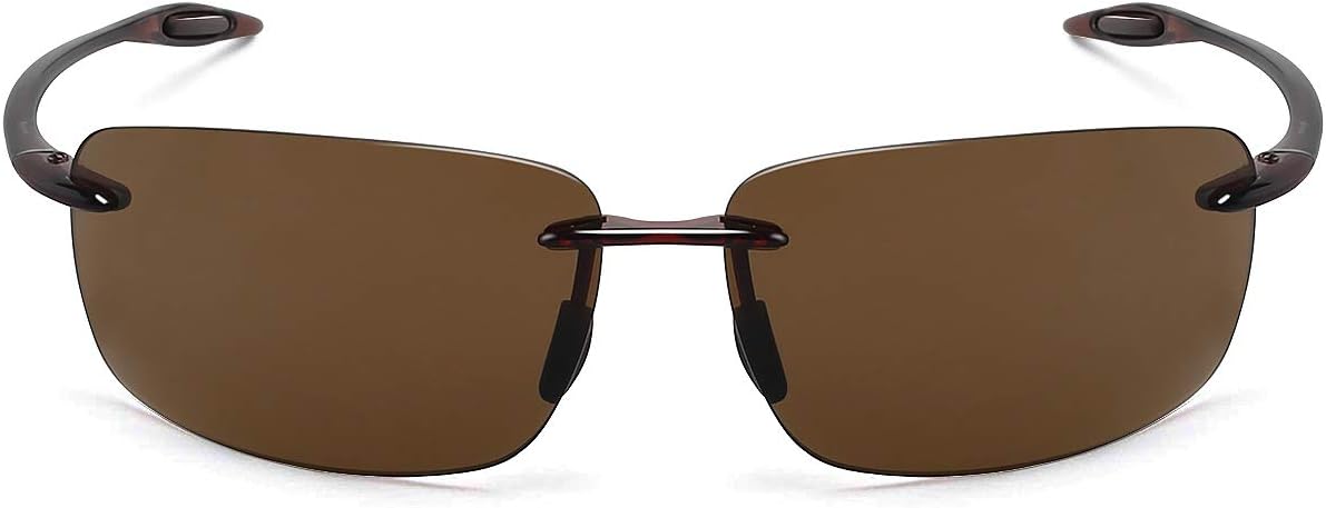 JULI Gafas de sol deportivas para hombres y mujeres, marco Tr90 sin...