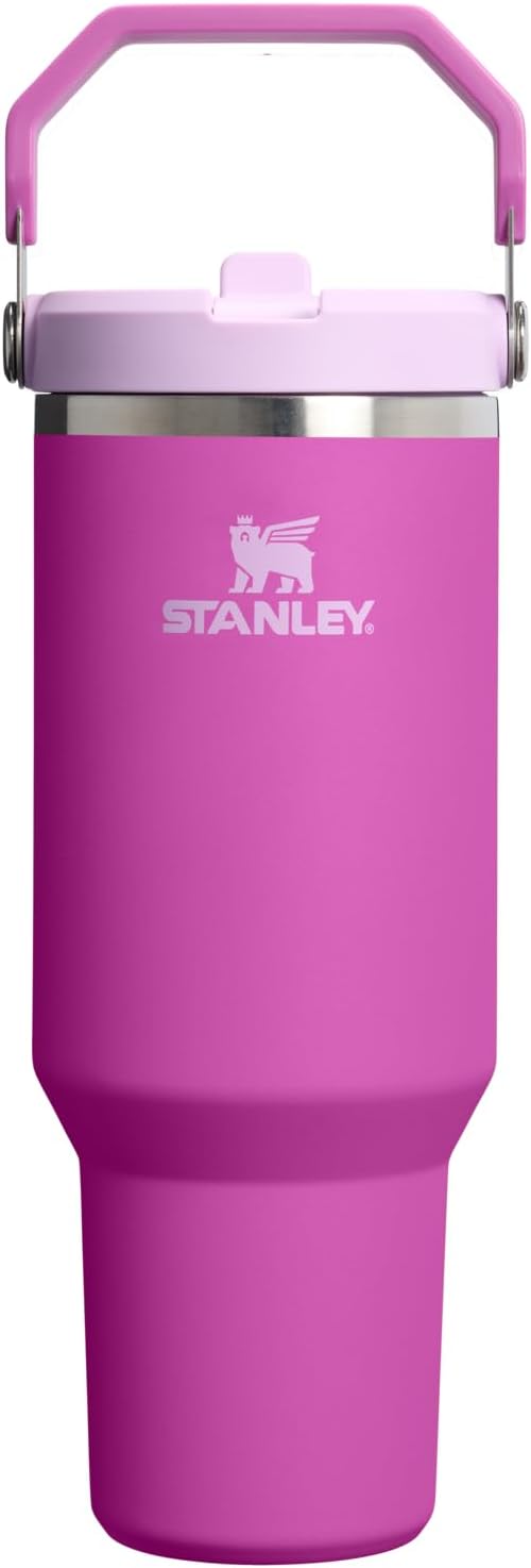 STANLEY IceFlow 2.0 - Vaso con pajita, 40 onzas, flor oscura | Asa...