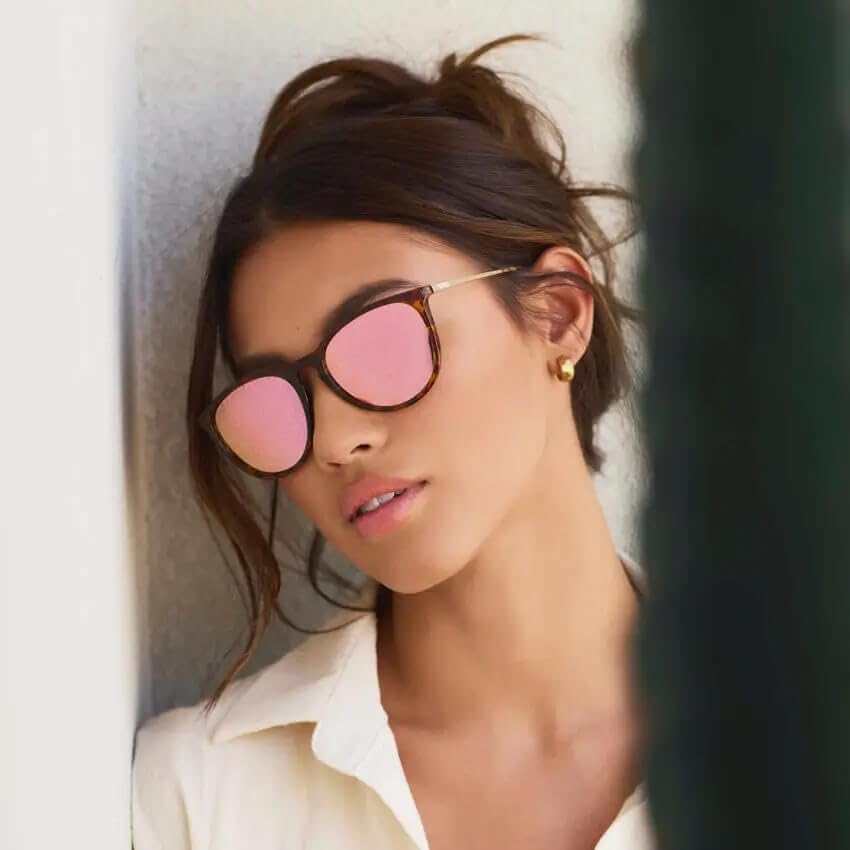 WearMe Pro Gafas de sol polarizadas redondas para mujer, protección...