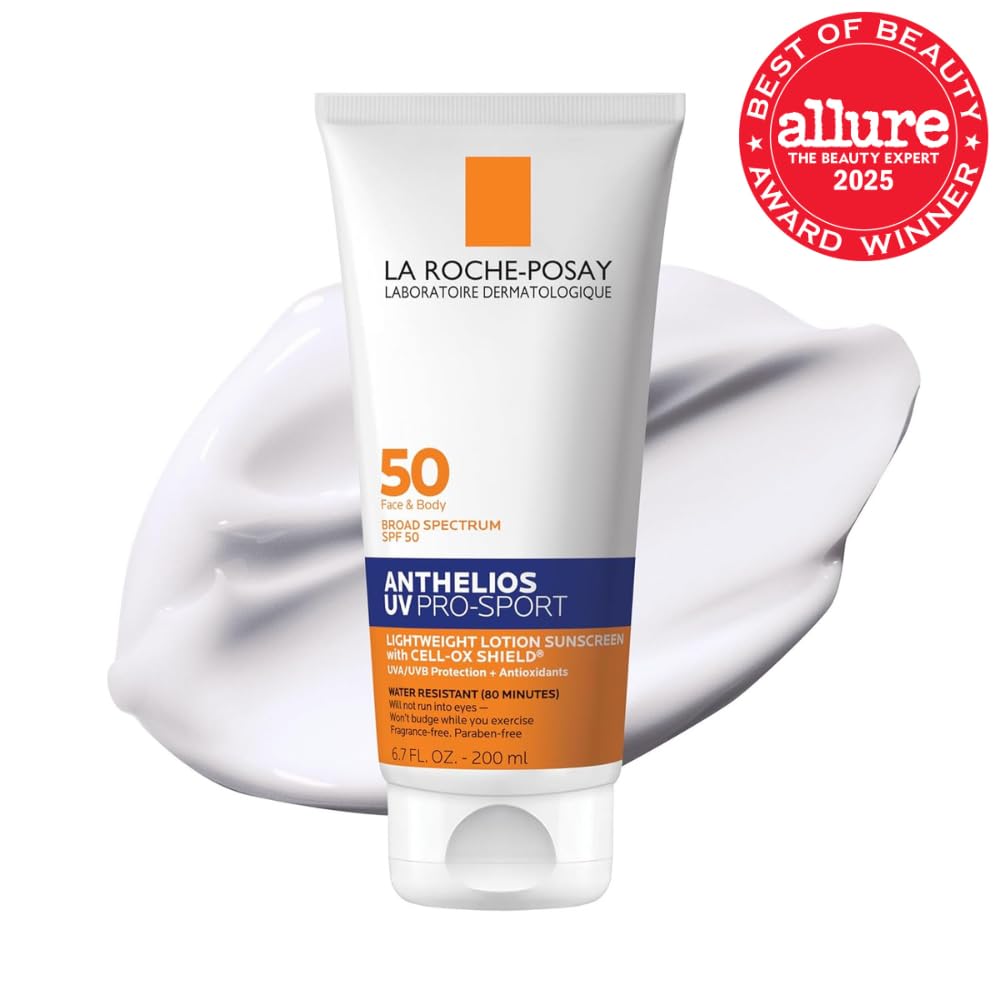 La Roche-Posay Anthelios UV Pro-Sport SPF Face & Body Sunscreen...