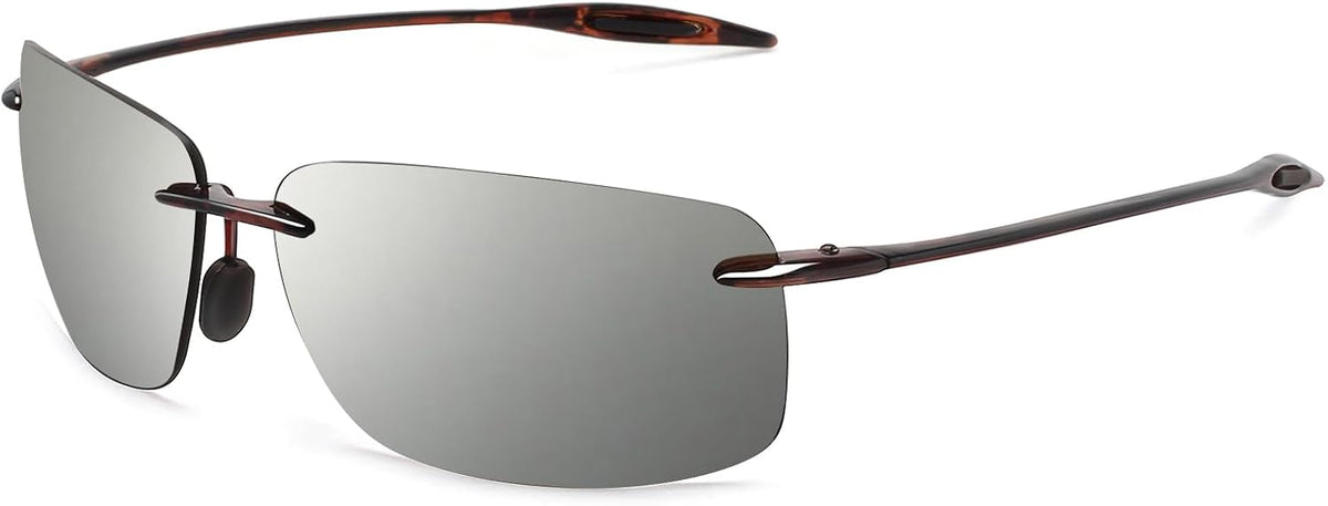 JULI Gafas de sol deportivas para hombres y mujeres, marco Tr90 sin...