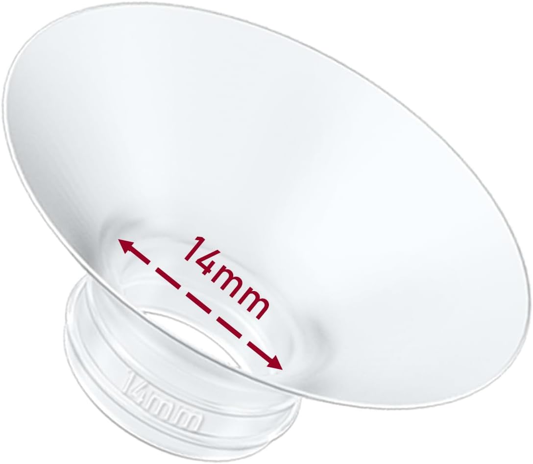 1 pieza de inserto de brida de extractor de leche de 14 mm compatib...