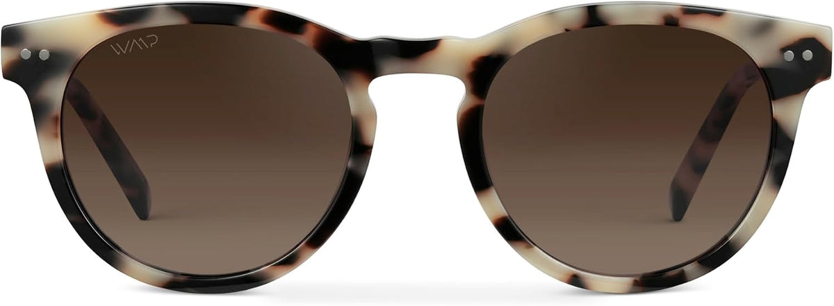 WearMe Pro Gafas de sol polarizadas redondas para mujer, protección...