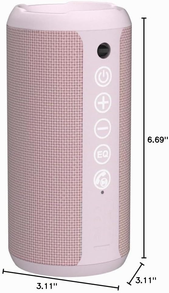 Ortizan - Parlante Bluetooth 5.3, inalámbrico, impermeable IPX7, so...