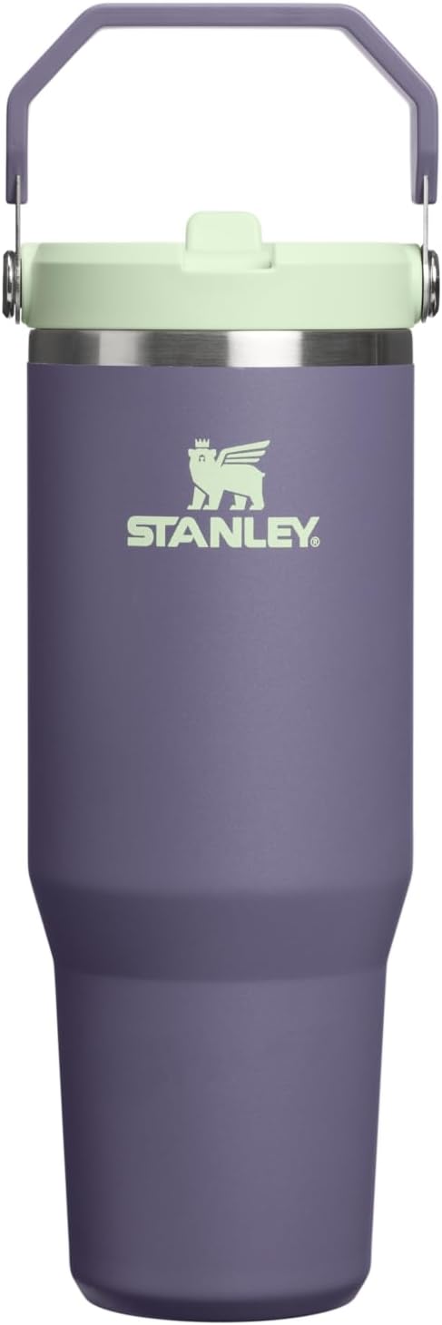 STANLEY IceFlow 2.0 - Vaso con pajita, 30 onzas, color morado | Asa...
