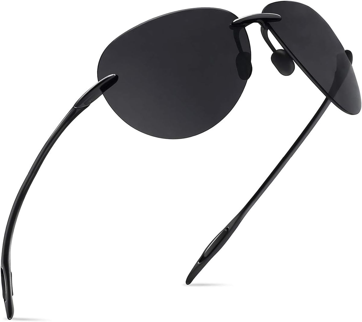 JULI Gafas de sol deportivas para hombres y mujeres, marco Tr90 sin...