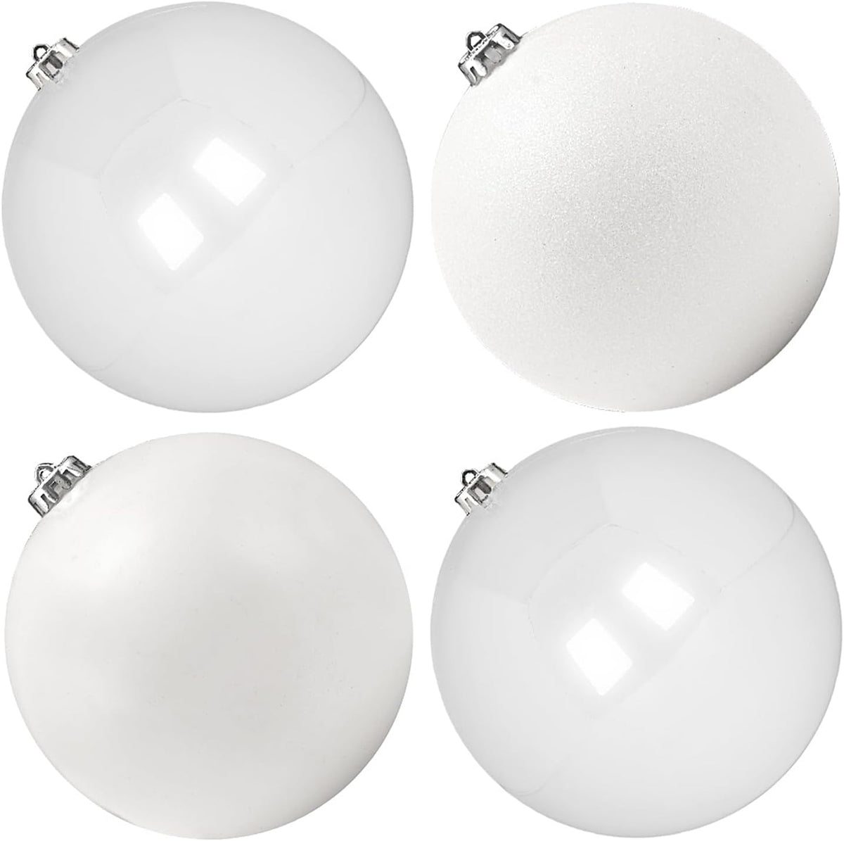 Benjia Adornos navideños extra grandes para exterior, bolas de plás...