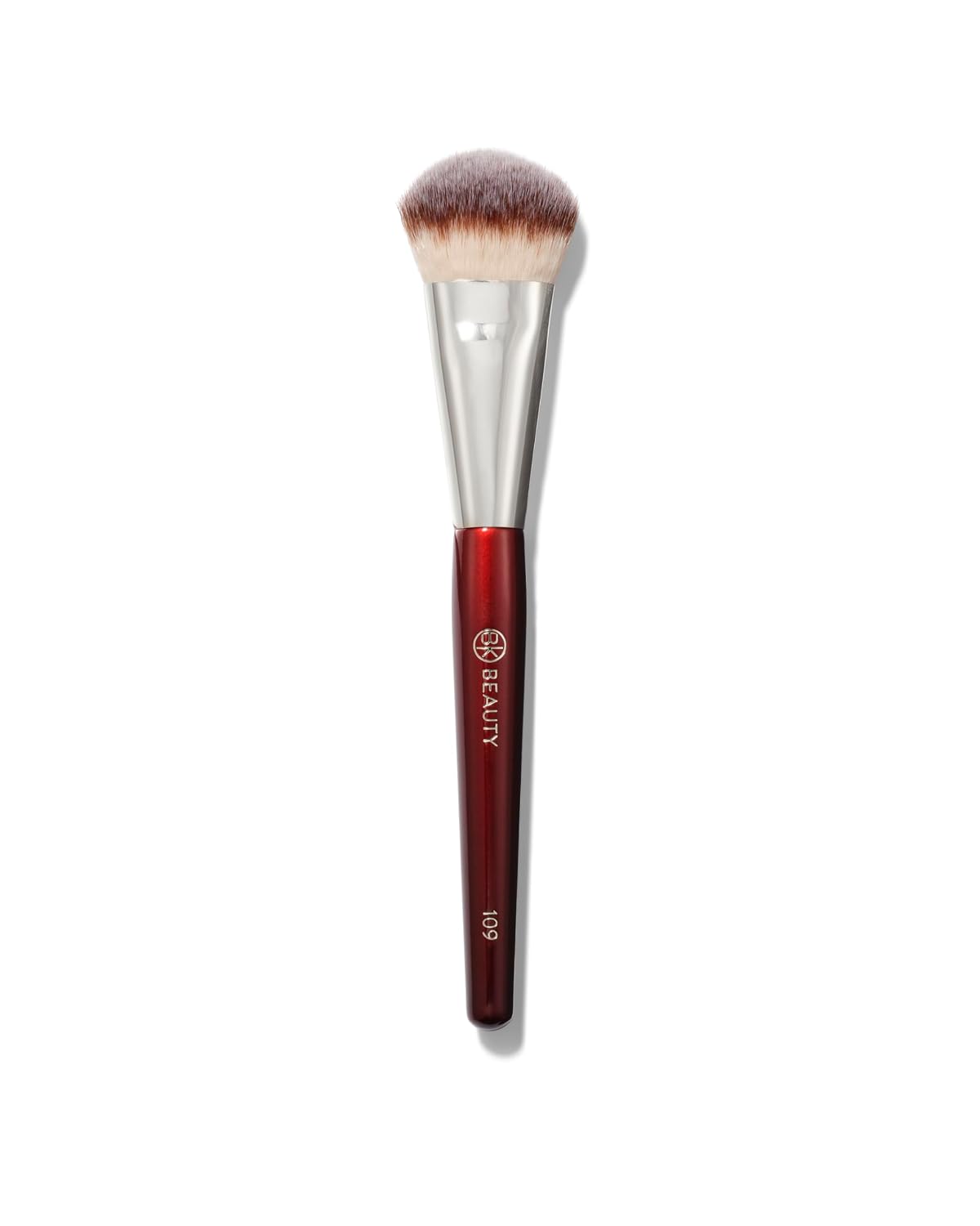 BK BEAUTY BROCHAS - 109 MINI BASE CONTORNEADA - Brocha facial para...
