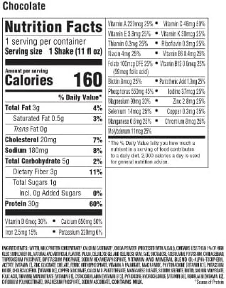 Premier Protein Batido de alto contenido en proteínas, chocolate, 1...