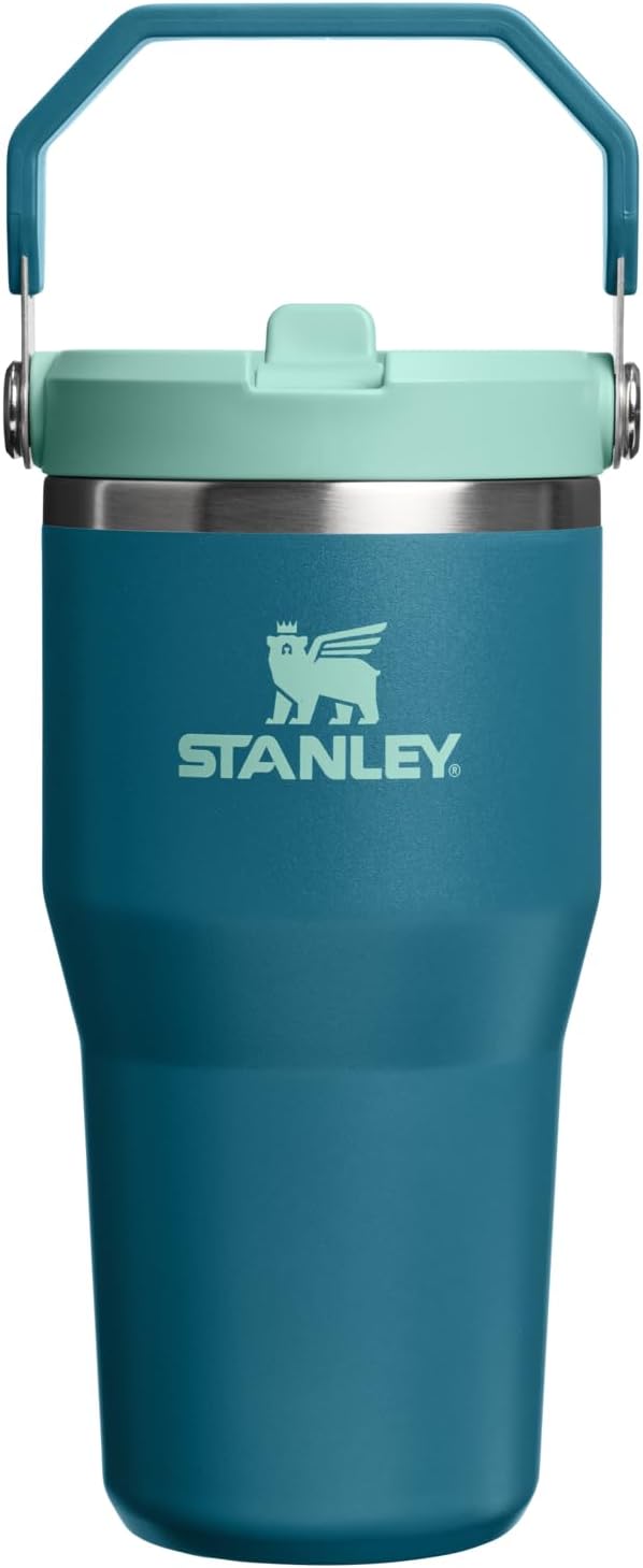 STANLEY IceFlow 2.0 - Vaso con pajilla, 20 onzas, color verde azula...