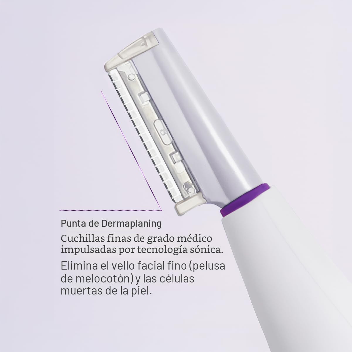 Michael Todd Beauty Sonicsmooth Dermaplane Razor para la cara de la...