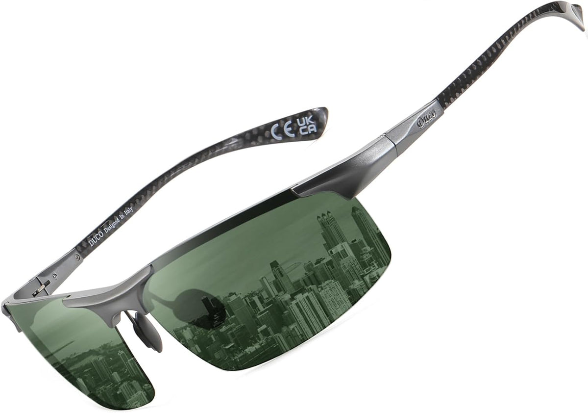 DUCO - Gafas de sol polarizadas para hombre, para deportes, pesca,...