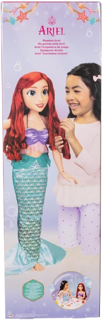 Disney Princess - Muñeca Ariel Playdate de Jakks Pacific, 32 pulgad...