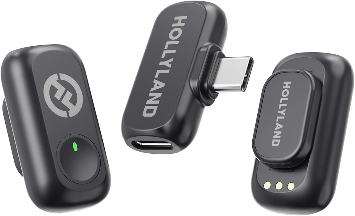 Micrófono inalámbrico Hollyland Lark A1 Mini para iPhone y Android,...