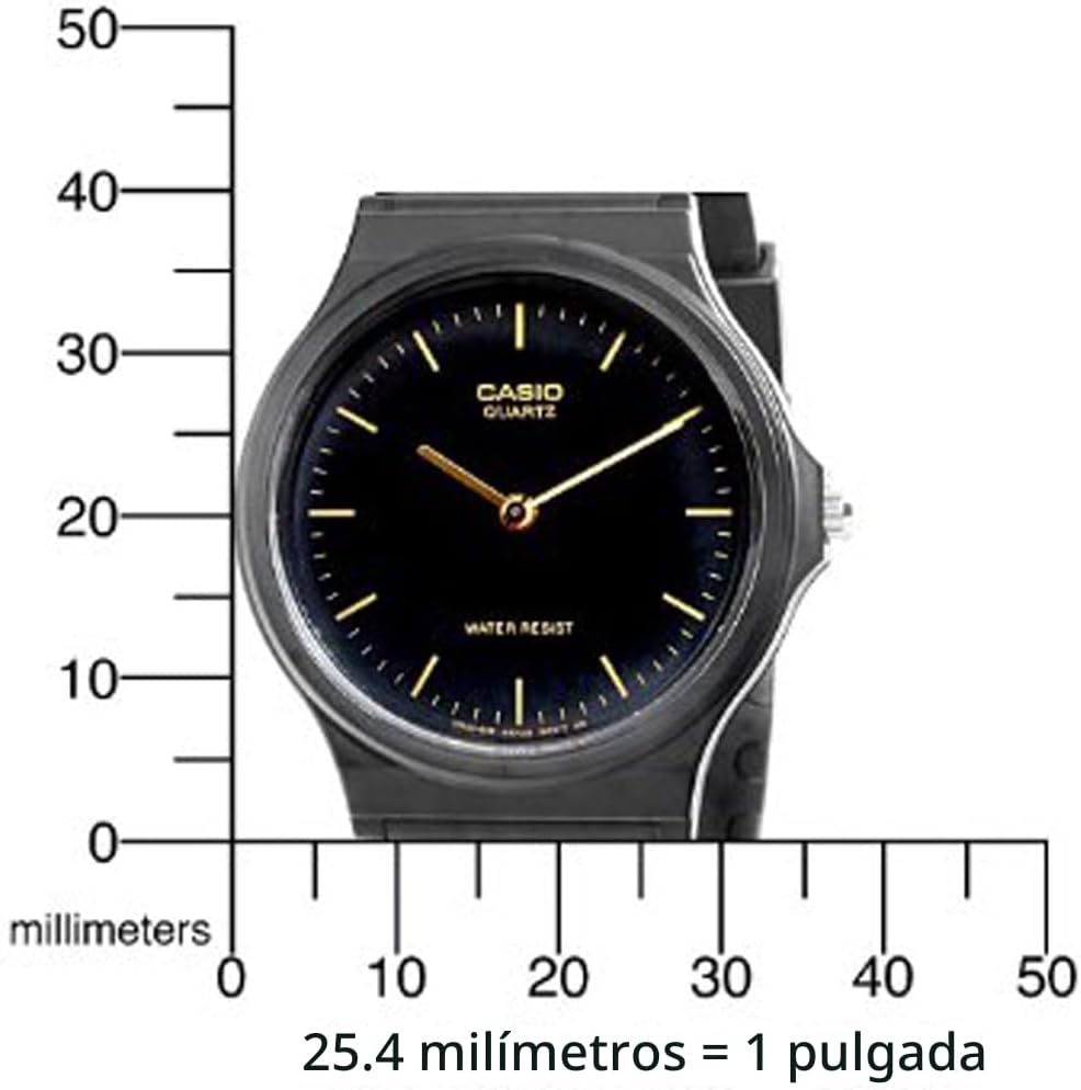 Serie Casio MQ24 | Reloj analógico de cuarzo para hombre | Resisten...