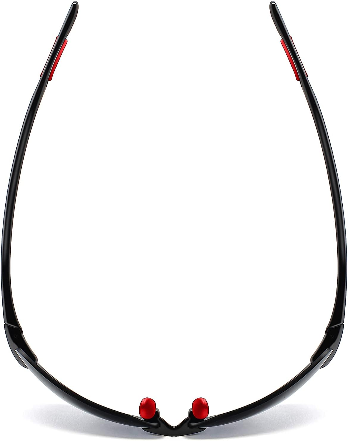 JULI Gafas de sol deportivas para hombres y mujeres, marco Tr90 sin...
