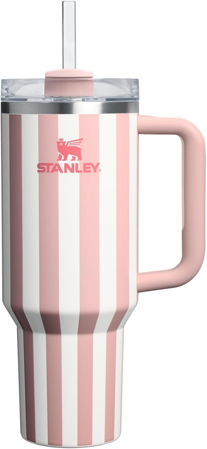 STANLEY Quencher H2.0 Tumbler con Asa y Pajita de 40 oz | Tapa Flow...