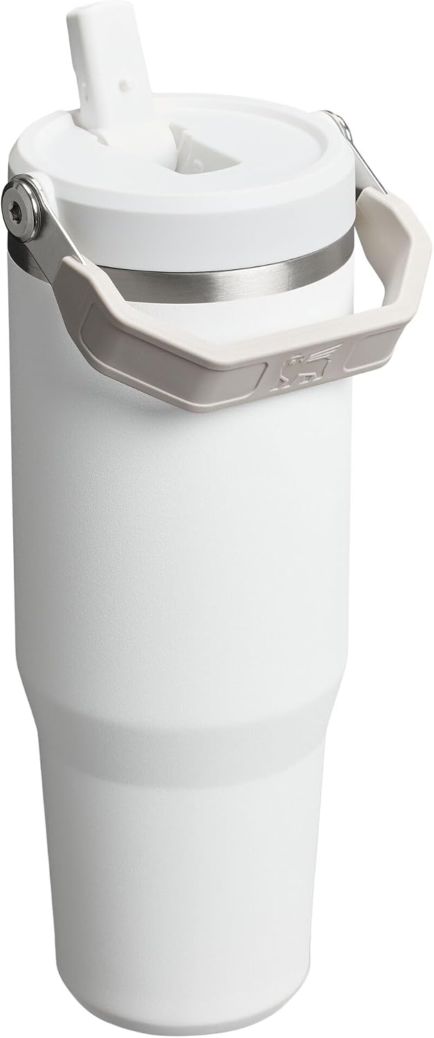 STANLEY IceFlow 2.0 - Vaso con pajita, 30 onzas, escarcha | Asa de...