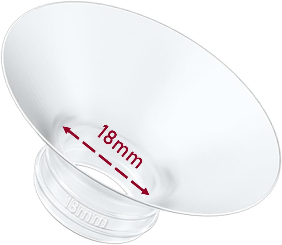 1 pieza de inserto de brida para extractor de leche de 18 mm compat...
