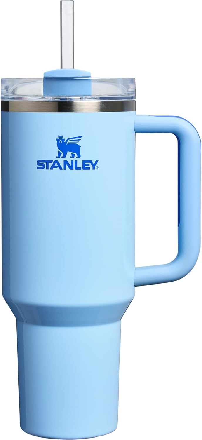 STANLEY Quencher H2.0 Vaso con mango y popote de 40 onzas | Tapa de...