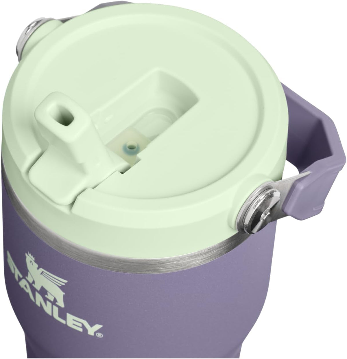 STANLEY IceFlow 2.0 - Vaso con pajita, 20 onzas, color morado | Asa...