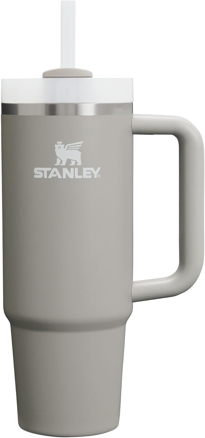 Stanley Quencher H2.0 - Vaso de acero inoxidable con asa, pajilla y...